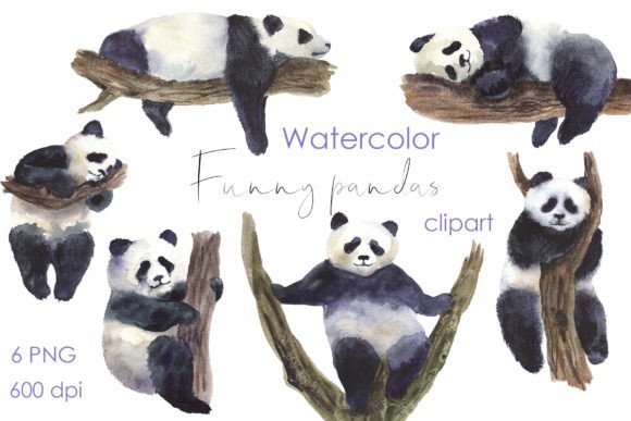 Adorable Watercolor Panda Sublimation for Creative Projects