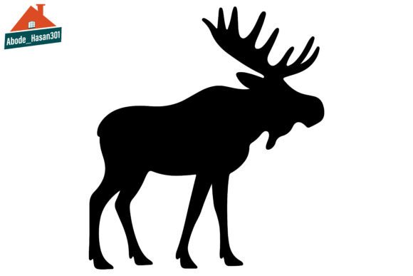 Black Moose Silhouette SVG: A Modern Symbol of Strength