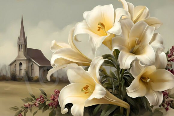 Elevate Your Designs with Religious Holiday Backdrop Sympathy Art