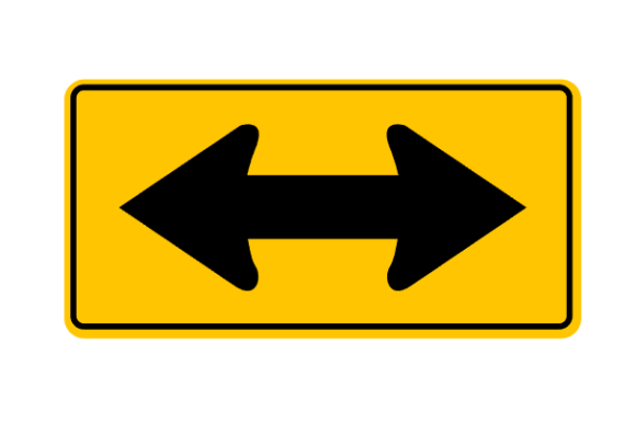Road Sign Double Arrow: A Modern Typeface for Clear Direction