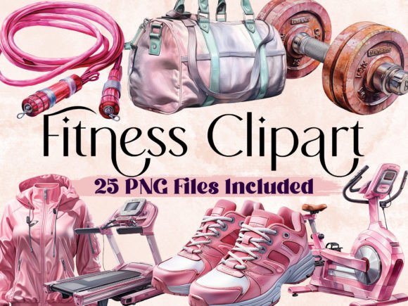 Unleashing Energy: A Guide to Fitness Watercolor Clipart PNG